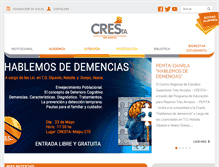 Tablet Screenshot of cresta.edu.ar